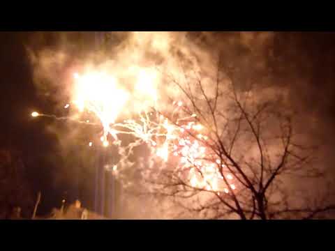 Nyår 2013 Örebro - Fyrverkeri (Slottet)