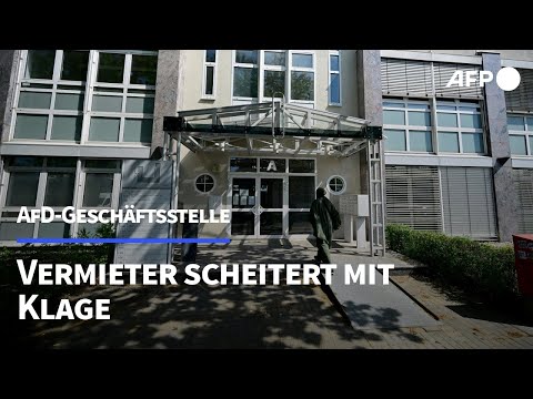 Urteil: Vermieter scheitert mit Klage gegen die AfD | AFP