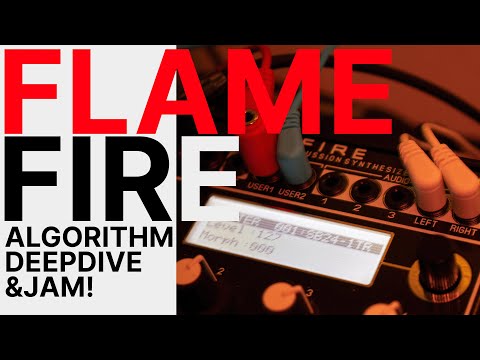 Inside FLAME Modulars FIRE Eurorack Drum Synth  – Every Algorithm & Parameter explained