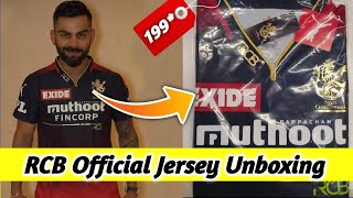 RCB Official Original Team Kit Jersey Unboxing & Review | RCB Official Jersey 2022 | RCB New Jersey