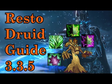 Resto Druid Guide for Classic Wrath of the Lich King 3.3.5 End Game gear (Check Pin in Comments)