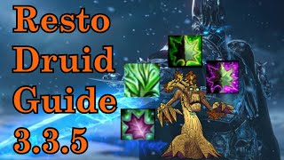 Resto Druid Guide for Classic Wrath of the Lich King 3.3.5 End Game gear (Check Pin in Comments)
