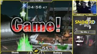 SN@AG 77 Melee: Shunk (Falco) Vs. Battery (Falcon) Losers Semis