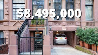 Inside a $8.495 Million Upper West Side, NYC Townhouse | Double Wide Backyard | 