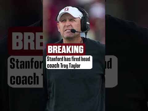 BREAKING NEWS: Stanford has fired head coach Troy Taylor #shorts
