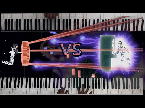 Regular Show gary vs david syntheizer duel cover midi