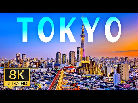Tokyo in 8K VIDEO Ultra HD - Tour of Japan's Vibrant Capital