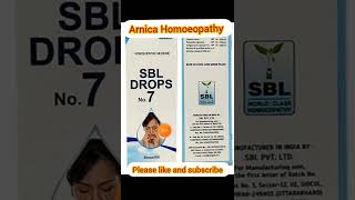 SBL DROP NO 7 for SINUSITIS NOSE POLYPS HOMEOPATHIC MEDICINE