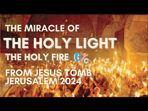 The Miracle of the Holy Fire 2024 from the Church of Holy Sepulcher, Jerusalem #holyfire #Holylight