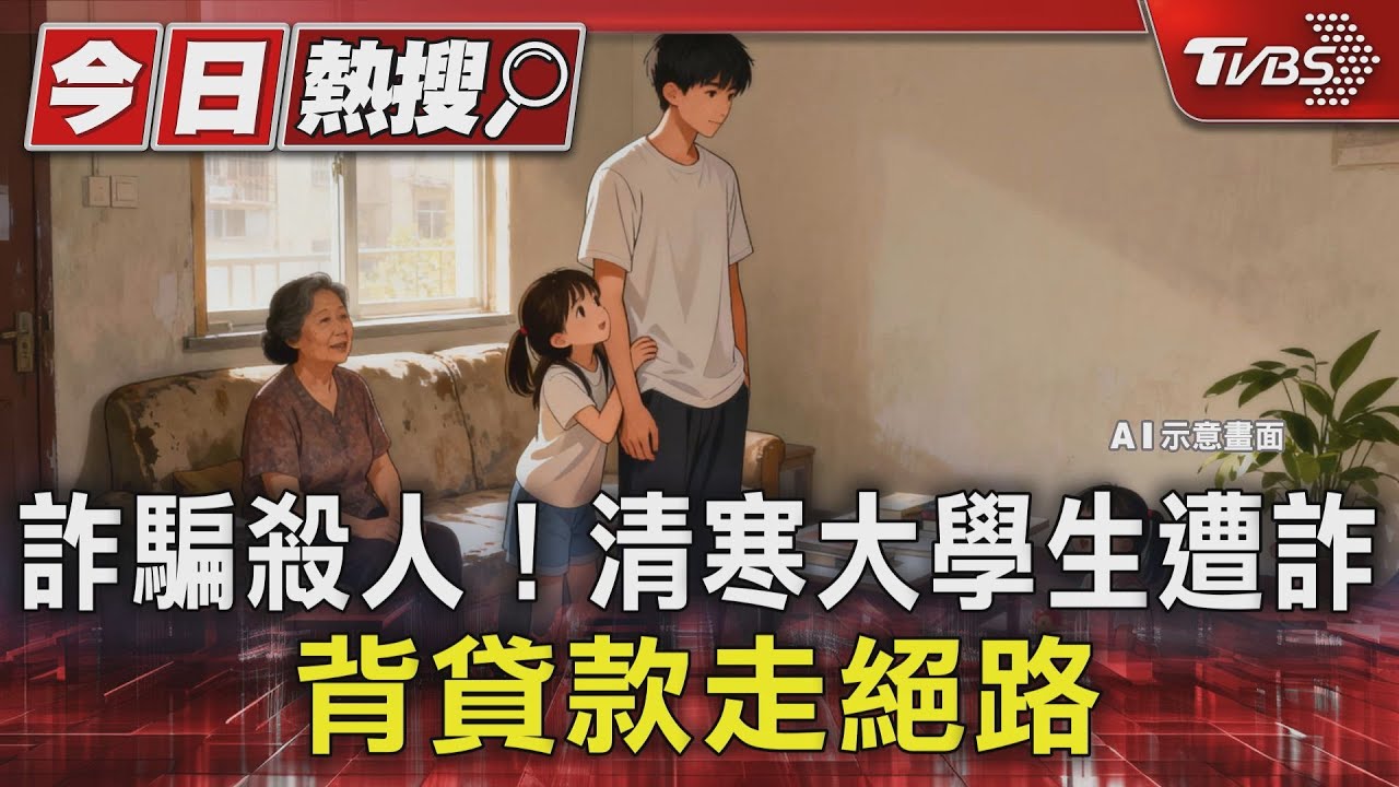 「20歲清寒生遭詐騙走絕路!積蓄全失還背債 母獨撐一家人心碎了