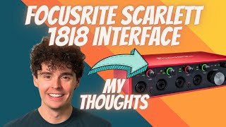 Video thumbnail for Focusrite Scarlett 18i8 3rd Gen USB Audio Interface (Review) by Kevin Chambers Product Reviews