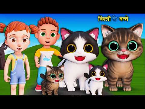 Billi ke Bache | Cat Cartoon | Cat Meowing | Cat | Kittens | Billi | Meow Meow | Cat Videos | Cats
