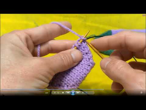 VKSD Magic Loop Toe up sock Part 4 of 5 short videos