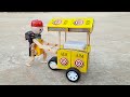 How To Make Ice Cream Cycle Rickshaw Cart With Robot DIY MatchBox Ice Cream Trolley