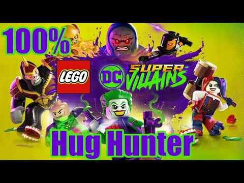 All 10 HUG HUNTER Challenge Locations LEGO DC Super Villains 100% Collectibles Guide
