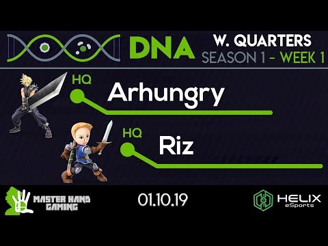 DNA 1.1 - HQ | Arhungry (Cloud, Zelda) vs HQ | Riz (Chrom, Mii Sword) - W Quarterfinals