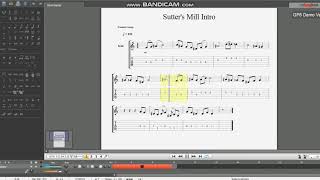 Sutter's Mill intro TAB