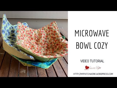Microwave bowl cozy - video tutorial