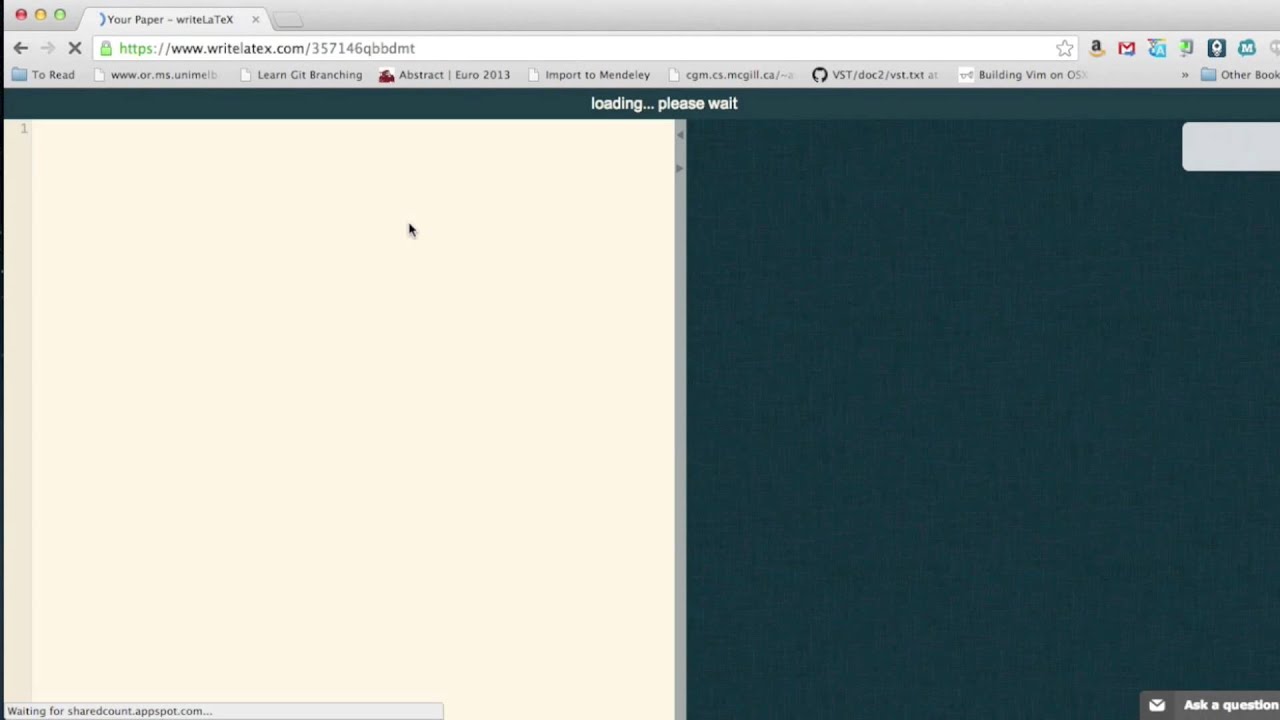 Basic LaTeX 00: Using writelatex
