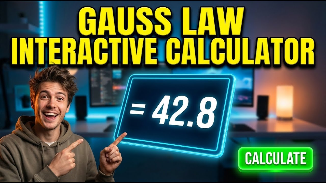 Gauss Law Interactive Calculator