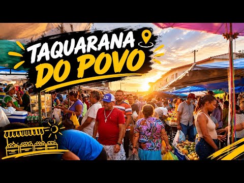 FEIRA LIVRE DA CIDADE DE TAQUARANA ALAGOAS 