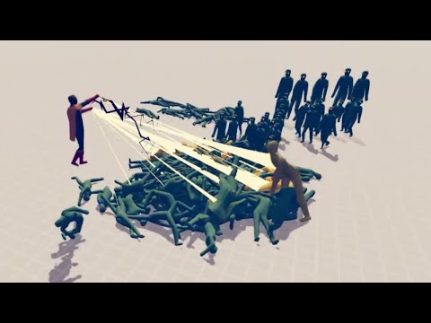 VISION vs ZOMBIES AND SCARLET WITCH - Totally Accurate Battle Simulator TABS