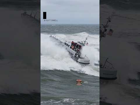Coast Guard Battles Hurricane Erin Surf #hurricane #uscoastguard