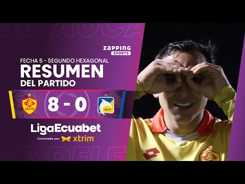 SD Aucas 8 - 0 Delfín / Fecha 5 - Segundo Hexagonal  / Liga Ecuabet conectada por Xtrim