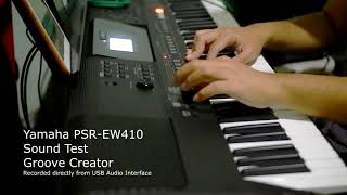 Video thumbnail for Yamaha PSR-EW410 Groove Creator Test by SeraFire Christian
