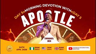 Download lagu MORNING DEVOTION  WITH APOSTLE EMMANUEL IREN  | 24TH  APRIL  2026 mp3
