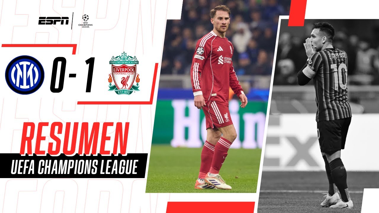 TRIUNFAZO AGÓNICO DE LOS REDS EN MILÁN CON POLÉMICA EN EL FINAL | Inter 0-1 Liverpool | RESUMEN