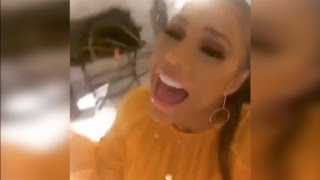 Tamar Braxton sings Beyonce's "Hold Up" and Mariah Carey's "Can't Let Go"