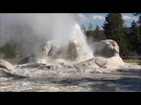 Yellowstone geysers & hot springs (part 11) (HD)