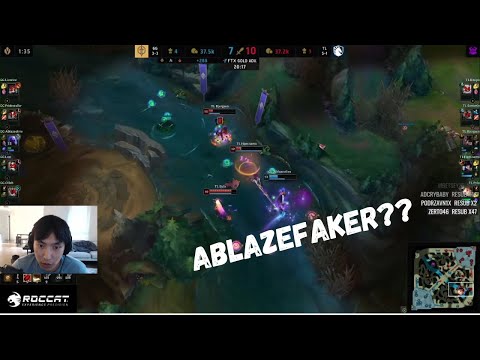 GG Ablazeolive was possessed by Faker for a moment