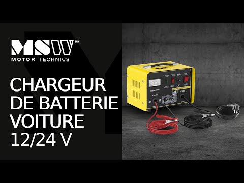 Vidéo - Chargeur de batterie voiture - 12/24 V - 15/20 A