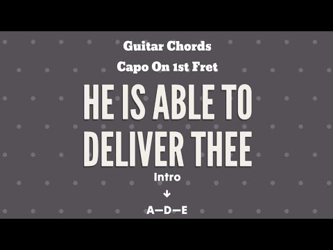 He Is Able To Deliver Thee - Hymnal
