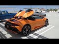 Lamborghini Huracán Evo Spyder W Startup Roof Opening