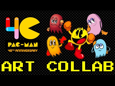 PAC-MAN 40th Anniversary Art Collab