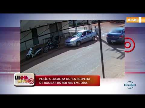 LINHA DE FOGO 04 12 2019  PoliÌcia localiza dupla suspeita de roubar R$ 800 mil em joÌias