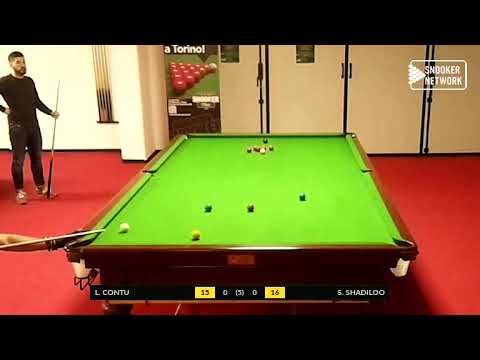 TORINO SNOOKER CLUB - REG. FIBIS PIEMONTE CAT. B 2018/19 - L. CONTU vs S. SHADILOO