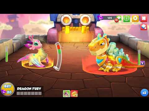 Trying battle with Pixie Dot dragon