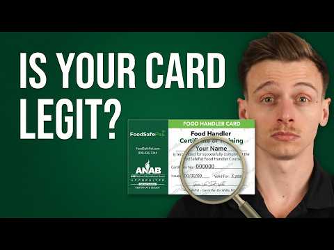 How to Tell If a Food Handler Card Is Legit (Before You Buy)