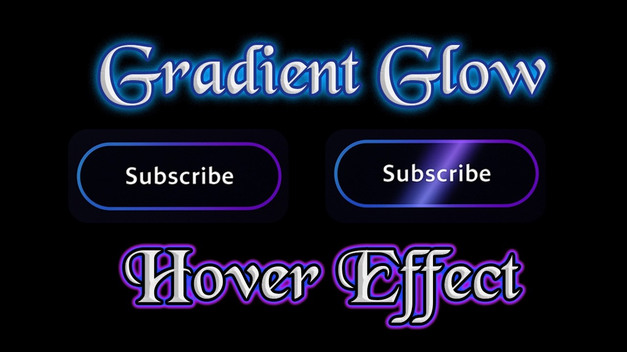 Create Stunning Animated Glow Button using HTML & CSS | Neon Hover Effect