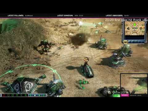 C&C3: Kane's Wrath 1v1 -PANIC (steel talons) vs. Death-Sentence (NOD)