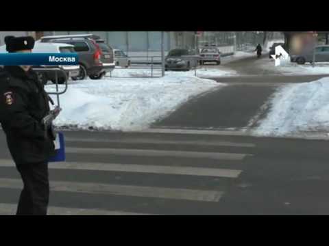 Полицейский извинился перед пешеходом за нарушение ПДД в Москве