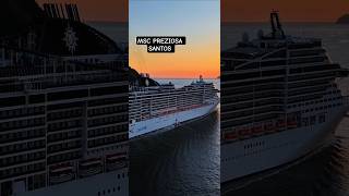 MSC PREZIOSA  Santos  cruzeiro navio 15/03/26 Argentina Uruguai  @cruzeiros2025   #shorts