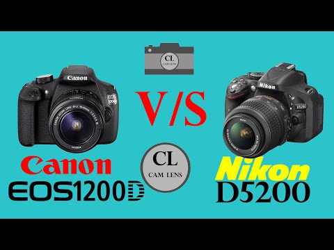 Canon EOS 1200D VS Nikon D5200