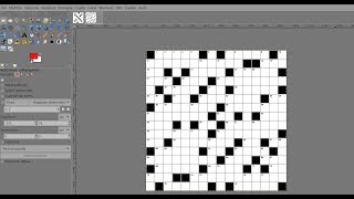 Come creare cruciverba con Gimp