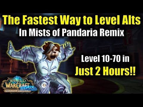 How To Level From 10-70 In Only 2 Hours In MoP Remix!