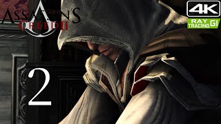 Assassins Creed II Walkthrough Gameplay and Raytracing GI Part 2 Helping The Family 4K 60FPS